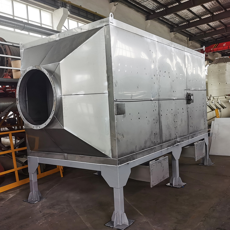 Struktur pemunggahan atas dan pemunggahan sisi Kotak penjerapan karbon teraktif keluli tahan karat 304