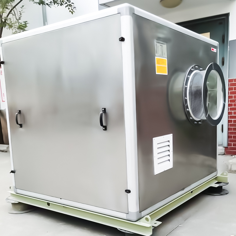 Kipas kotak kalis bunyi gentian kaca